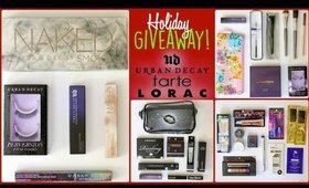 Massive Holiday Giveaway! Win Urban Decay, Lorac, Tarte & Lorac!