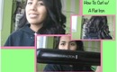 How To: Curl your hair w/ a FLAT IRON