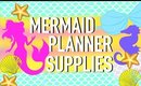 Mermaid Theme Planner Supplies Haul | Plan with Me