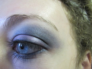 Blue and purple look