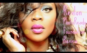 Review Talk Thru Revlon Photoready Foundation for Women of Color Cappuccino