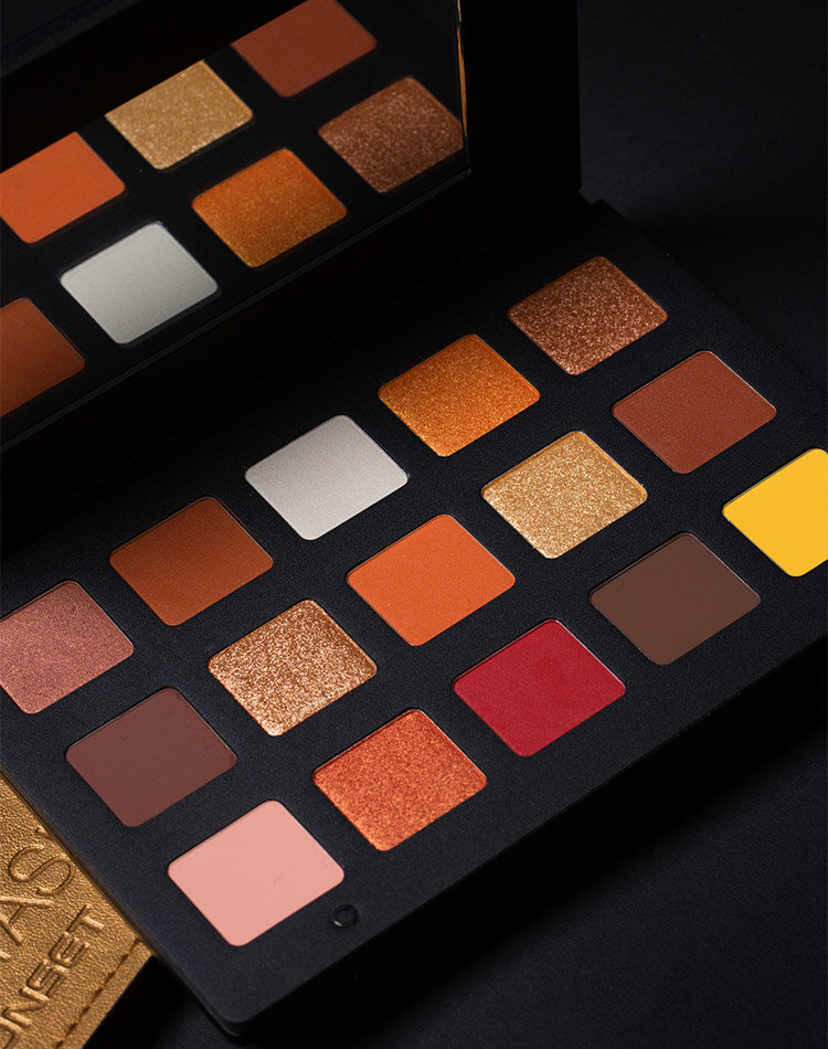 Alternate product image for Sunset Palette shown with the description.