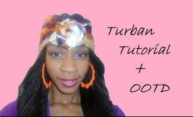 ✄Hair & ™Fashion™|Turban Tutorial + OOTD