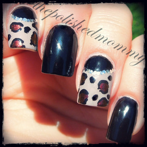  #nailartaug :re-create,animal print and match OOTD. http://www.thepolishedmommy.com/2013/09/date-night-nails.html