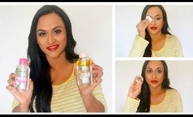 Garnier Micellar Cleansing Water Review and Demo | CheezzMakeup