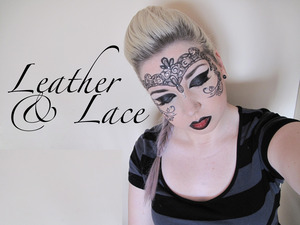 Look for a competition on youtube inspired by the combination of leather and lace :) 
Video here: http://www.youtube.com/watch?v=8WfQUHcLZpM