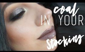 Coal In You Stocking Holiday Makeup Tutorial | QuinnFace