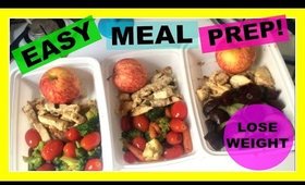 How to Meal Prep for WEIGHT LOSS (FAST & EASY)