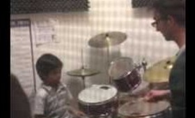 Our little drummer boy