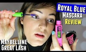 Maybelline Great Lash ROYAL BLUE Mascara Demo and Review from an Influenster VoxBox 2017