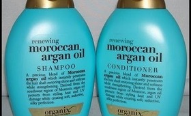 Organix Renewing Moroccan Argan Oil Shampoo & Conditioner.