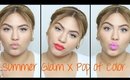 Summer Glam x Pop of Color [3 Lip Options] | Ashelinaa