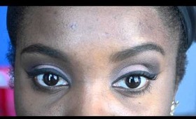 NYE Smokey Neutral Eye and Bold Lip Combo