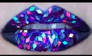 Unicorn Lip Art Tutorial: Holographic Fuchsia Fractured Light Lips