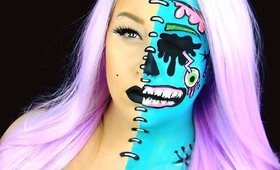 CARTOON ZOMBIE MAKEUP TUTORIAL