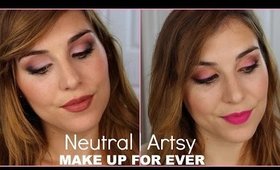 Neutral & Artsy with MAKE UP FOR EVER Artist Shadows