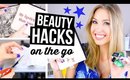 BEAUTY HACKS & ESSENTIALS || On-The-Go for School & Work!