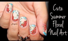 Summer Floral Nails