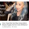 How to dye blue hair