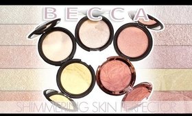 Review & Swatches: BECCA Shimmering Skin Perfector Pressed Powders