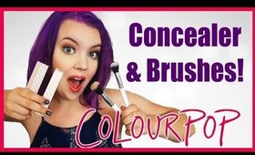 WOW! Colourpop "No Filter" Concealer + Makeup Brushes Review