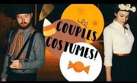 EASY HALLOWEEN COSTUMES! COUPLES HALLOWEEN COSTUMES IDEAS! FUNNY & HOMEMADE! COLLAB WITH LOVEMEG