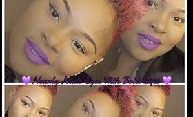 Nearly Nude Eyes With Bold Lips