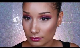GRWM Pink & Purple Glitter | VICKIE ELYSIA