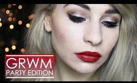 Get Skin & Makeup Ready with me - Christmas Party Edition! #ad