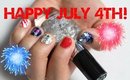 My Fourth of July Nails! (Short Nails)