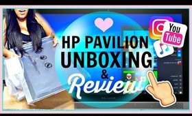 *NEW* HP Pavilion Desktop Unboxing & Review! All In One PC + Touchscreen | VLOGMAS Day 1 2016