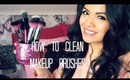 Easy Way To Clean Makeup Brushes: Synthetic & Natural Bristles