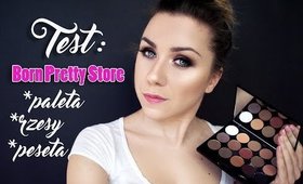 TEST/RECENZJA: PALETKA CIENI, PĘSETA I RZĘSY Z BORN PRETTY STORE | Marta Wojnarowska