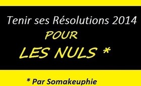 Tenir ses résolutions 2014 pour les nuls