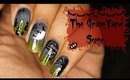 Halloween NAILART tutorial | The Graveyard Scene