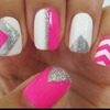 Pink nails(: