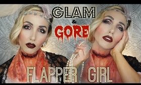GLAM AND GORE 1920's FLAPPER GIRL | COLLAB JENESSA SHEFFIELD | JESSICAFITBEAUTY