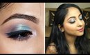 Turquoise Blue Eyemakeup Look | TUTORIAL | Stacey Castanha