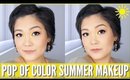 Get Ready With Me: Pop of Color Summer Makeup Look