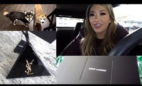 NEW YSL BAG UNBOXING - MY DIET (FINALLY FOUND A SEAFOOD I LIKE!!) | hollyannaeree