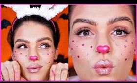 Cute Bunny Halloween Makeup Tutorial