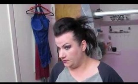 Fohawk for thinning hair look