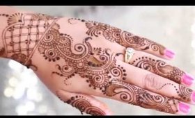 Traditional Indian Bridal Henna Design | Step By Step Tutorial