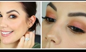 Glittery Copper Fall Inspired Look