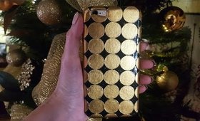 DIY Gold Circles Phone Case