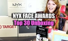 TOP 30 UNBOXING | NYX Face Awards USA 2017 | BethanyFAE