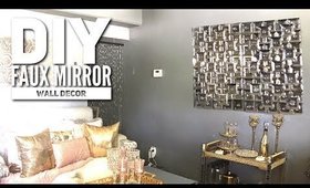 DOLLAR TREE DIY Faux Mirror | ZGallery Inspired| Home Decor 2017