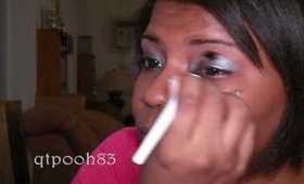 Silver and Grey Prom Eyeshadow Make-up Tutorial (Beyonce Inspired)