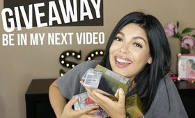 BEAUTY GIVEAWAY + WIN A CHANCE TO BE IN MY NEXT VIDEO! | SCCASTANEDA