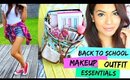 Back To School: Essentials, Outfit, and  Makeup! | BELINDA SELENE